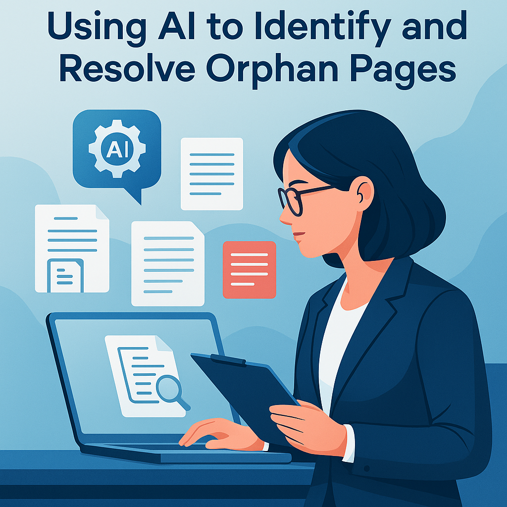 Using AI to Identify and Resolve Orphan Pages